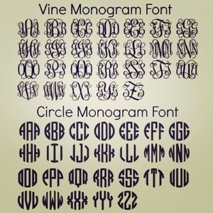 🌟Monogram decal!🌟 PLEASE READ LISTING FULLY🌟